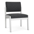 thumbnail image 1 of Fauteuil d'Appoint Sans Accoudoirs Lenox en Acier pour Réception / Acier Argenté / Gris Foncé, 1 of 5