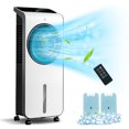 thumbnail image 1 of Giantex 3-in-1 Evaporative Air Cooler, Portable Oscillating Swamp Cooler w/ 3 Modes, 24 Level Wind Speeds, Air Cooler for Room Home Office, 1 of 10