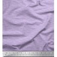 thumbnail image 1 of Soimoi Purple Poly Georgette Fabric Stripe Hand Drawn Decor Fabric Printed Yard 52 Inch Wide, 1 of 1
