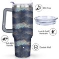thumbnail image 2 of Gobelet 40 Oz avec Poignée et Paille Isolé Double Paroi en Acier Inoxydable Tasse de Voyage Boîte Cadeau Gobelet Réutilisable Tasse de Café de Voyage pour Bureau Tasse de Bière Isolée Portable pour Boissons Chaudes et Froides, 2 of 5