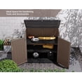 thumbnail image 3 of Horti Cubic 38 cu. ft. Outdoor Horizontal Storage Shed, 3 of 7