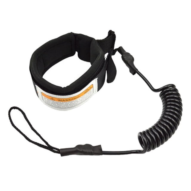 Almencla Surfboard SUPs Leash/Leg Rope 5 Feet Premium Straight Leash Padded Adjustable Neoprene Cuff Black