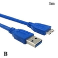 thumbnail image 1 of 30cm/100cm USB 3.0 A Male to Micro B Cable For Mobile Hard Drive HDD B1X0, 1 of 8
