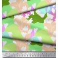 thumbnail image 3 of Soimoi Moss Georgette Fabric Floral Shirting Fabric Prints by Yard 42 Inch Wide, 3 of 3