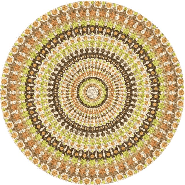 Ahgly Company Tapis d'Intérieur Lavable en Machine Carré Transitionnel Brun Cannelle, 3 Pieds Carré
