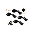 thumbnail image 2 of INSPIRE CHIC Women's Solid ColorClear Invisible Adjustable Bra Shoulder Straps Black-3, 2 of 4