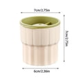 thumbnail image 2 of Ice Tray Ice Cubes Craft Ice compatible with Machine Ice Maker 2025 New Round Clear Round Ice Maker With Ice Hole Covers Silicone Rose Ice Maker For Easy Release, 2 of 2