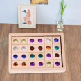 thumbnail image 3 of Milaget Wood Rainbow Stacking Game Creative Bricks Toys Stacking Blocks Toys for Baby 32 Pcs, 3 of 8