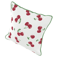 thumbnail image 3 of HOMETRENDS 16" x 16" Cherry Outdoor Toss Cushion, Fade Resistant, 3 of 9