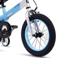 thumbnail image 4 of RoyalBaby Cubetube Button 12 Inch Kids Bike w/Training Wheels, Matte Blue, 4 of 11