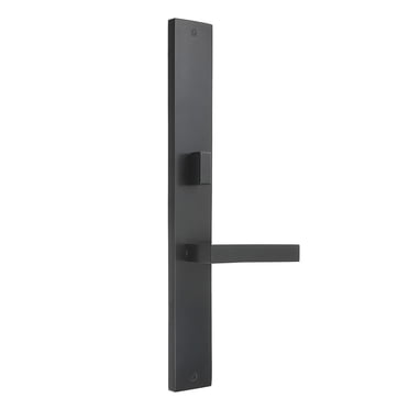 Ensemble de Garniture Multi-Points – Laiton 16′′x2′′ Lucca / Nickel Satiné & Finition Mate Noire / Clé Active & Factice / LH & RH Handed