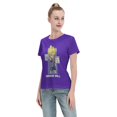 thumbnail image 4 of Women's Basic Short Sleeve T-Shirt Super Saiyan, 4 of 6