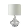 thumbnail image 1 of Ore Furniture 31207WH Lampe de Table en Verre Clair Cannelé Leann de 24,5 Po, 1 of 1