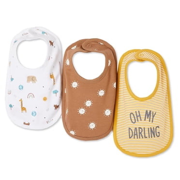 Lot de 3&nbsp;bavettes George collection non genrée pour nourrissons