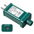 thumbnail image 1 of 29V LED Power Supply, UL Certification LED Transformer Replacement Class 2 Power Supply, Low Voltage Transformer US Plug Adapter for Christmas Tree Light and LED String Light, Green(Ts-13w29v), 1 of 5