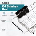 thumbnail image 4 of Dish Drying Rack in Sink Small Dish Drainers for Inside Sink Over The Sink Dish Racks Stainless Steel Drying Rack with Utensil Holder, 4 of 6