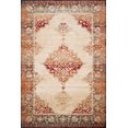 thumbnail image 1 of Loloi II Isadora Collection Area Rug ISA-04 ANT. Ivory / Sunset 4'-0" x 6'-0", 1 of 2