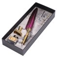 thumbnail image 2 of Calligraphy PenFeather Pen Fluent Comfortable Quill Pen Set Quill Pen Eco-Friendly Materials, 2 of 8