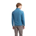 thumbnail image 2 of Trespass Mens 1/2 Zip Microfleece Blackford Bondi Blue in Size - XS, 2 of 6
