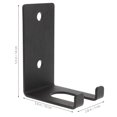 thumbnail image 2 of WEUVEB 1 Set of Dumbbells Rack Steel Black for Gym Equipment, 2 of 6