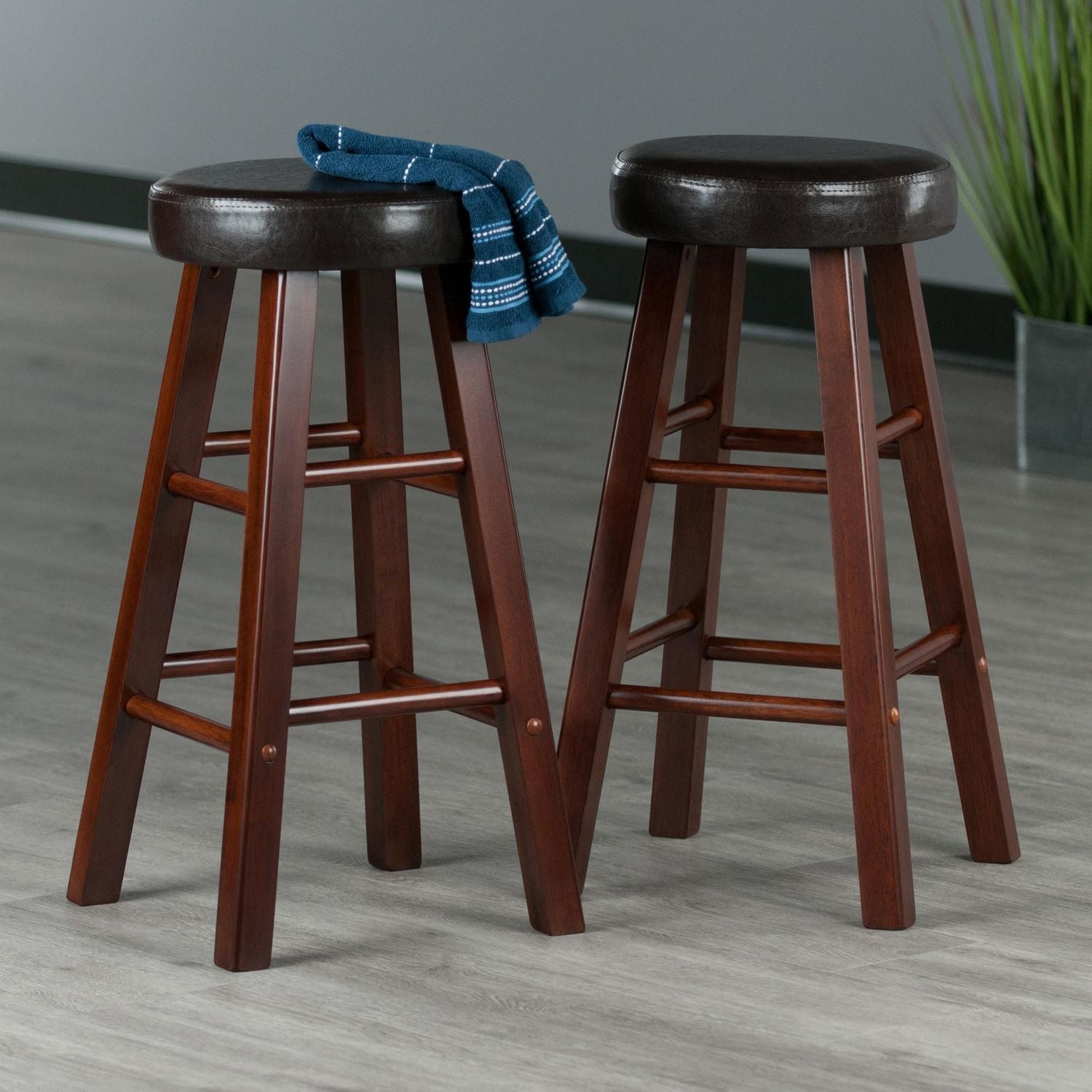 Ensemble de 2 tabourets comptoir Maria