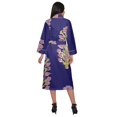 thumbnail image 3 of Moomaya Printed WoMen's Robe Dressing Gown With Pockets Bath Robe Girls, 3 of 6