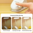 thumbnail image 4 of Table Lamp Desk Lamp,Book Lights,Rechargeable Bed Reading Lamp,Clip Light For Bed,3 Brightness LED Book Light,College Dorm Room Bed Work Study Light,Eye Protection Holiday Gifts, 4 of 9