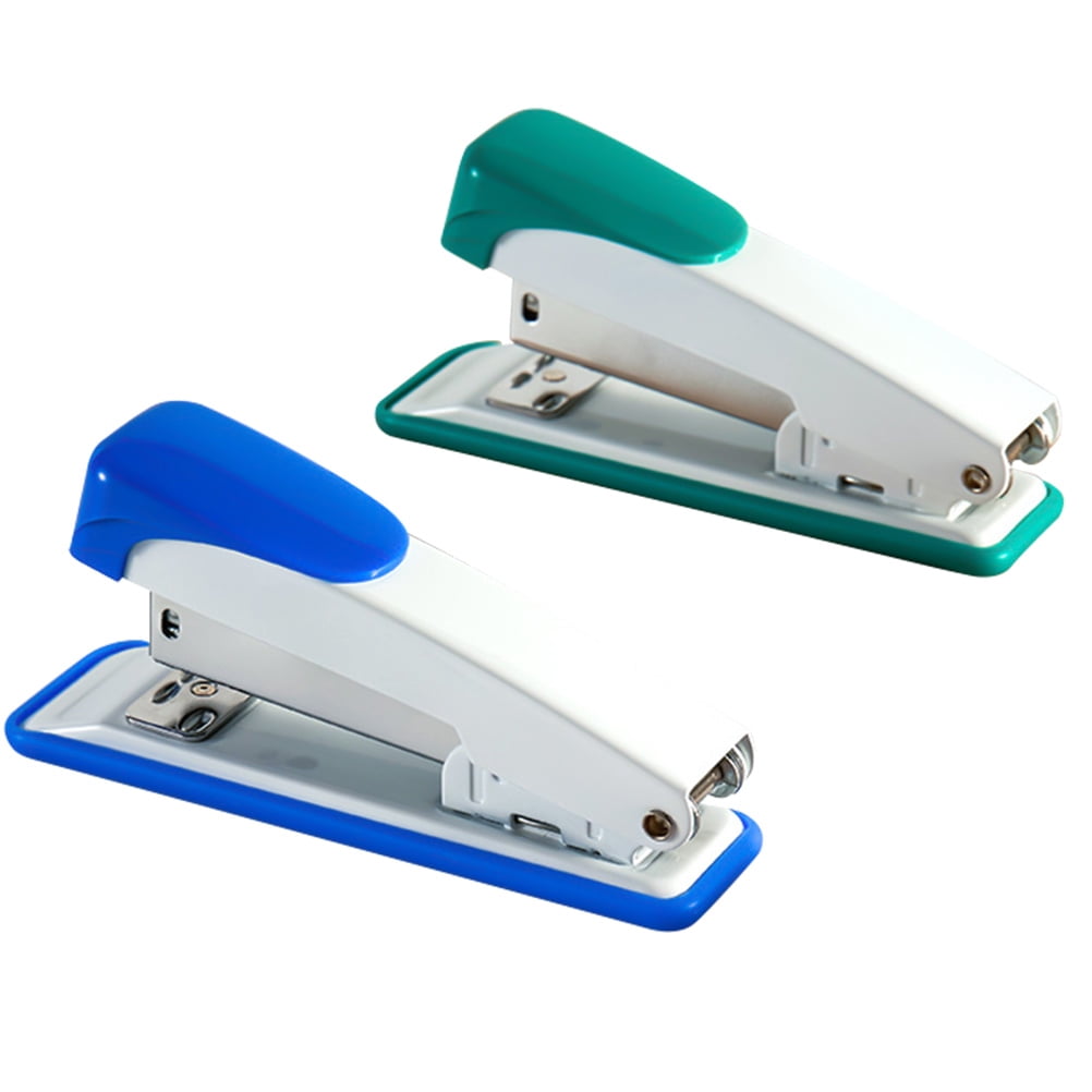 2Pcs Staplers Metal Staplers Medium Staplers Standard 24/6 Staplers for Office Desk