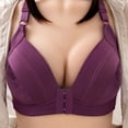 thumbnail image 2 of Timegard Front Closure Bras for Women Full Coverage Adjustable Strap No Underwire Bras Seniors Bras, 2 of 4