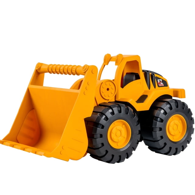 B Oversized Bulldozer Toy Friction Powered Abs Construction Vehicle For Kids Beach Camping Play