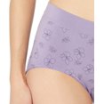 thumbnail image 2 of Bali Womens One Smooth U All Around Smoothing Brief, 8, Timeless Open Floral, 2 of 3