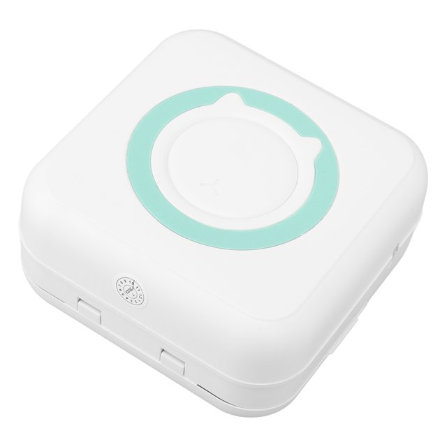 Thermal Mini Printer Portable Multifunctional High Resolution Inkless Pocket Printer, Mini Sticker Printer Pocket Printer Inkless