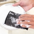 thumbnail image 1 of Fridja Clearance under 5$ 4Pcs Sponge Cloths Kitchen Reusable Washable Sponges for Dishes Steel Cloth Sponge Wipe, 1 of 6