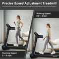 thumbnail image 2 of Tapis Roulant Électrique Pliant SuperFit 3 Hp avec Haut-Parleur Bleu, 2 of 9