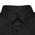 thumbnail image 5 of Dress Shirts for Men with Pocket Long Sleeve Big & Tall Tshirts Shirt Button-Down Collared Wrinkle-Free Solid Color Business Work Tops, 5 of 5
