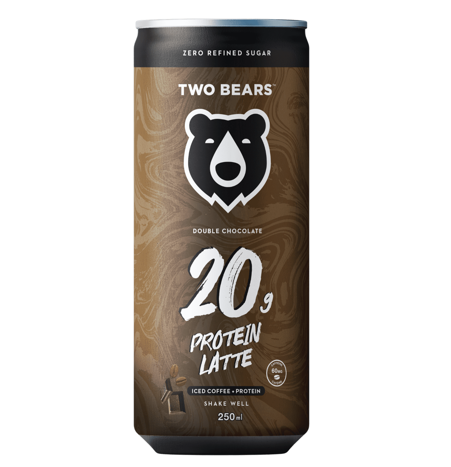 TWO BEARS Protein Chocolate Latte, 250ml