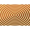 thumbnail image 1 of Ahgly Company Tapis Rectangulaire Lavable en Machine Rouge Lave, 3 Pieds x 5 Pieds, 1 of 7