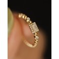 thumbnail image 2 of Bague en Argent Sterling 925 de Style Japonais de Luxe, Forme Carrée de Princesse, Bague Exquise pour Femme, 2 of 5