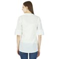 thumbnail image 4 of Robe Haut Boho Unie Tenue Décontractée Tunique Vêtements pour Femmes Coton Robe d'Été, 4 of 4