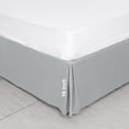 thumbnail image 4 of PiccoCasa Bed Skirt Double Brushed Microfiber with Dust Ruffle, King Light Gray, 4 of 7