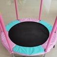 thumbnail image 2 of Trampoline Replacement Pad Safety Padding Cover Waterproof Durable Replacement Spring Cover Pink Green 1.5m, 2 of 7