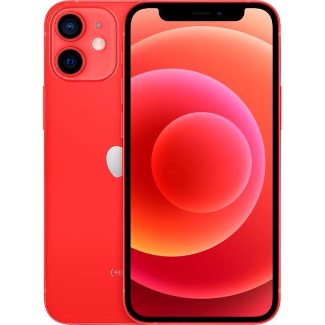 Apple iPhone 12 Mini 64 Go Téléphone Intelligent Entièrement Débloqué d'Occasion (Reconditionné: Bon)