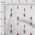 thumbnail image 1 of oneOone Viscose Jersey Fabric Arrow Ikat Printed Craft Fabric BTY 60 Inch Wide, 1 of 5