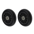 thumbnail image 1 of 2 Pcs Roues de Trottinette Durables 100mm Roues de Chariot en PU Remplacement Noir, 1 of 8