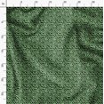 thumbnail image 3 of Soimoi Green Poly Georgette Fabric Tiger Animal Skin Print Fabric by Yard 52 Inch Wide, 3 of 6