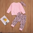 thumbnail image 2 of Baby Boys 2PCS Pants Sets Long Sleeve Round Neck Sweatshirt Tops Solid Color Pants Sets, 2 of 5