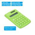 thumbnail image 4 of Unique Bargains Calculatrice Mini 8 Chiffres Format de Poche à Double Alimentation Calculatrice Portative Verte Lot de 2, 4 of 6