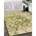 thumbnail image 3 of Ahgly Company Tapis d'Intérieur Lavable en Machine Carré Transitionnel Brun Or, 7 Pieds Carré, 3 of 7