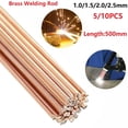 thumbnail image 3 of 1.0/1.5/2.0/2.5mm*500mm Brass Welding Rod Welding Wire Electrode Soldering Rod, 3 of 5