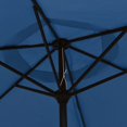 thumbnail image 3 of vidaXL Parasol Bleu 200x224 cm Aluminium, 3 of 5